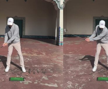 REAR Wheel Drive GOLF Swing: A new way to pressure your golf swing & eliminate early extension.