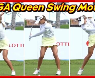 LPGA Returned Queen "Lydia Ko" Solid Driver-Iron Swing & Slow Motion