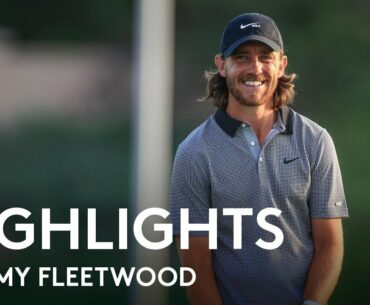 Tommy Fleetwood Round 2 Highlights | 2021 AVIV Dubai Championship