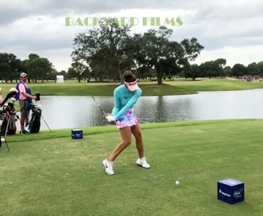 Maria Fassi Golf Swing 2021 Raymond James Pro Am Pelican Golf Club Belleair Florida