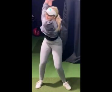 Good power swing ❤️❤️ #golf #shorts #golfgirl      | GOLF#SHORT