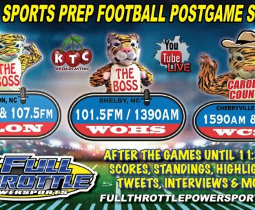 Postgame Show Round 3 Playoffs - NC Prep Football - Full Throttle Powersports - November 19, 2021