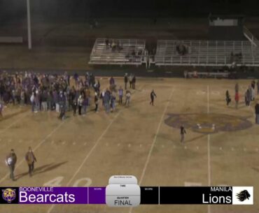 Booneville Bearcats vs Manila Lions