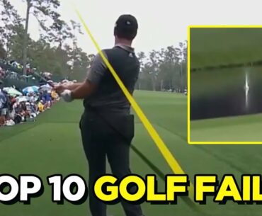 TOP 10 FUNNY GOLF PRO FAILS - Because it can happen to even the best!