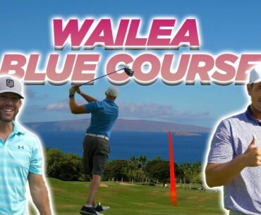 WAILEA BLUE COURSE IN MAUI! WHAT A TIME IN THE BACK 9!