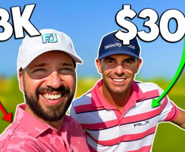 $3k Golfer vs $30 Million Tour Pro! Me vs Billy Horschel