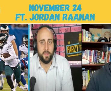 "I see Jalen Hurts as a top 15-20 QB..." | Jordan Raanan ESPN Giants Reporter | Farzy Show 11/24