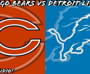 Chicago Bears vs Detroit Lions Live Stream! And Hanging Out!