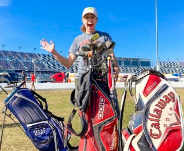 We Were The ONLY GOLFERS At This 100,000 Person FLEA MARKET