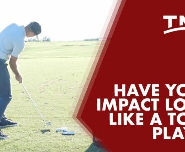 HAVE YOUR IMPACT LOOK LIKE A TOUR PLAYER WITH THIS DRILL | TYLER MCGHIE GOLF