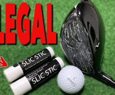 It's ILLEGAL....But It WORKS! Slic Stic Golf