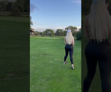 im slowly getting better! ❤️❤️ #golf #shorts #golfgirl      | GOLF#SHORT