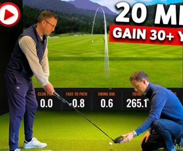 Golfer FIXES SLICE & gains 30 yards in LIVE GOLF LESSON