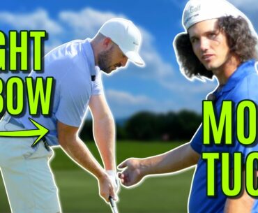 GOLF: A Super CONSISTENT Golf Swing Starts With The RIGHT ELBOW!