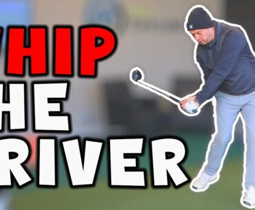 How to REALLY WHIP the DRIVER through the golf ball