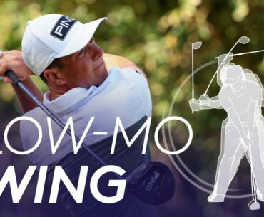 Viktor Hovland's golf swing in Slow Motion