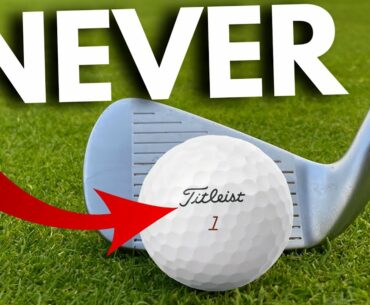 I would NEVER use these Titleist golf balls...
