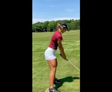 So solid! Wow ❤️❤️ #golf #shorts #golfgirl      | GOLF#SHORT