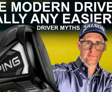 Are Modern Golf Drivers any EASIER to Hit and can I finding MOI