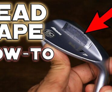 How to add LEAD tape to your GOLF Clubs | Beginner Golf Ep.1| BROchacho GOLF