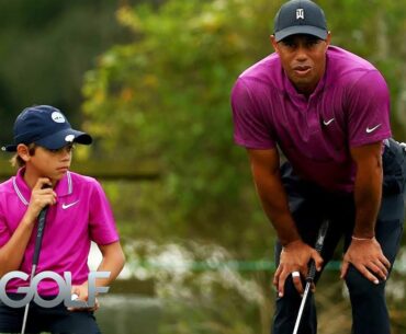 Tiger Woods' return at PNC Championship will be special with Charlie | Golf Central | Golf Channel