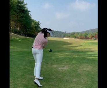 ⛳Kim Chae-Kyung Pro 9 | Golf ladies  | Golf lady  | Golf Shorts | #Shorts