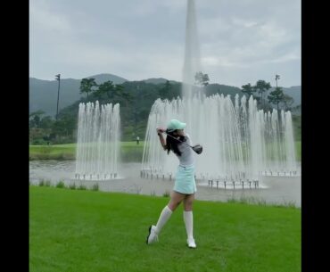 ⛳Kim Chae-Kyung Pro 5 | Golf ladies  | Golf lady  | Golf Shorts | #Shorts