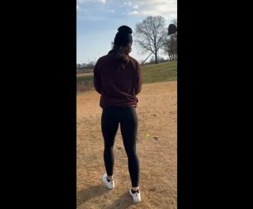 Great extension In the follow through!  ❤️❤️ #golf #shorts #golfgirl      | GOLF#SHORT