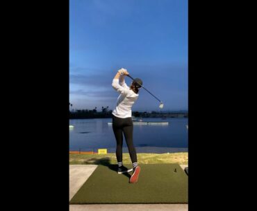 👏👏beautiful to watch you swing the golf ❤️❤️ #golf #shorts #golfgirl      | GOLF#SHORT