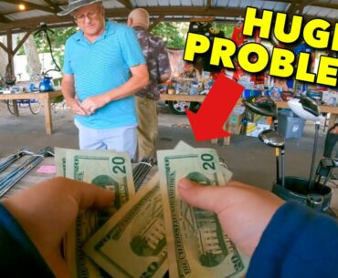THE PROBLEM WITH SELLING GOLF CLUBS AT THE FLEA MARKET