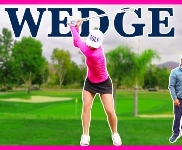 Golf Wedge Lesson With Hannah From Barstool Sports!