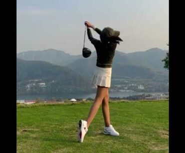 ⛳Kang Dana pro 10 | Golf ladies  | Golf lady  | Golf Shorts | #Shorts