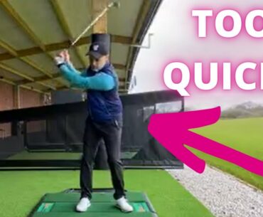 LLG 5 MINUTE FIX   IS YOUR SWING TOO QUICK
