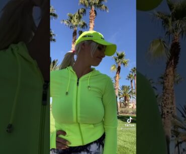 Golf cart girl Cass Holland tik tok golf stories #short #golf #golfgirl