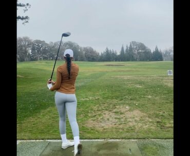 Driver feels good.  ❤️❤️ #golf #shorts #golfgirl      | GOLF#SHORT