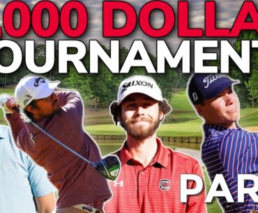 Four PROS Play for 3,000 Dollars!! YOUTUBE’S BEST GOLF! The Christmas Classic (Part 1)