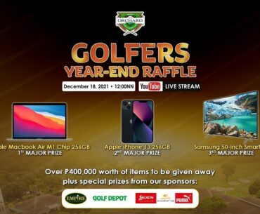 Golfers Year-End Raffle