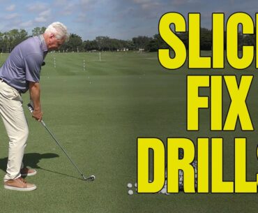 GOLF SWING SLICE FIX DRLLS (TOSS A HAT AND FIX YOUR SLICE??)