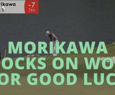 Morikawa Knocks on Wood for Good Luck - Golf Rules Explained