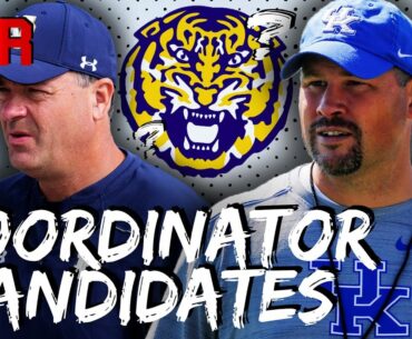 Who are the latest coordinator candidates for LSU?