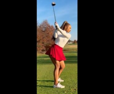 Nice shot 🙌🙌🙌 love the vibes ❤️❤️ #golf #shorts #golfgirl      | GOLF#SHORT