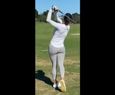 Sweet move ❤️❤️ #golf #shorts #golfgirl      | GOLF#SHORT