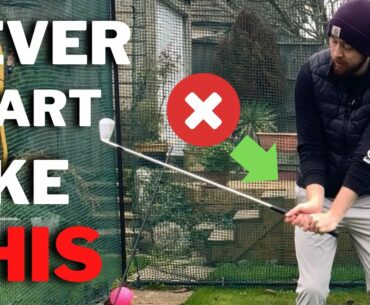 NEVER DO THIS TO START THE BACKSWING