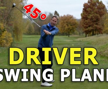 This is the PERFECT SWING PLANE when hitting a DRIVER!