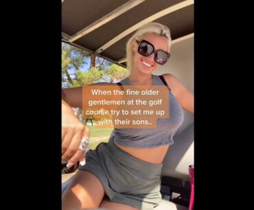 golf cart girl cass Holland tiktok stories ❤️❤️ #golf #shorts #golfgirl      | GOLF#SHORT