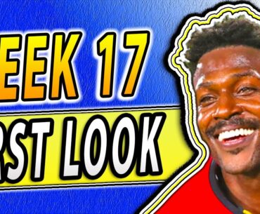 DRAFTKINGS WEEK 17 FIRST LOOK LINEUP PICKS | NFL DFS PICKS 2021