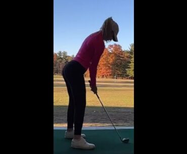 Golf funny girl momment ❤️❤️ #golf #shorts #golfgirl      | GOLF#SHORT