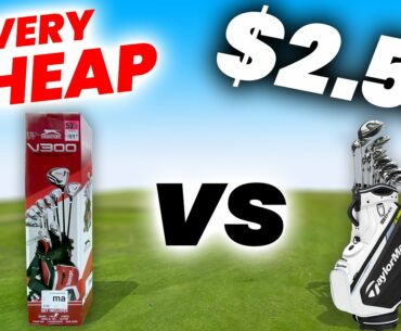 DISGUSTINGLY Cheap GOLF Clubs vs Expensive GOLF Clubs