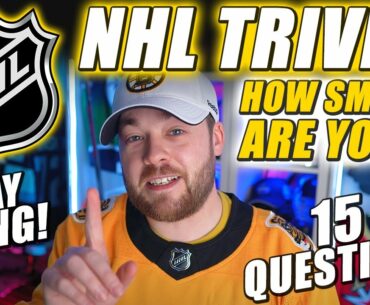 NHL Trivia: How Smart Are You? Play Along 15 Questions