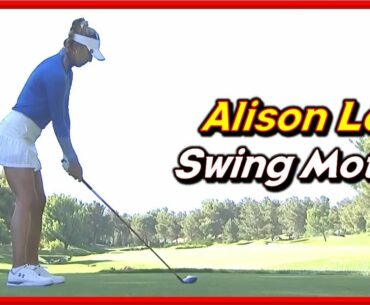 LPGA Beauty Golfer "Alison Lee" Solid Swing & Slow Motions